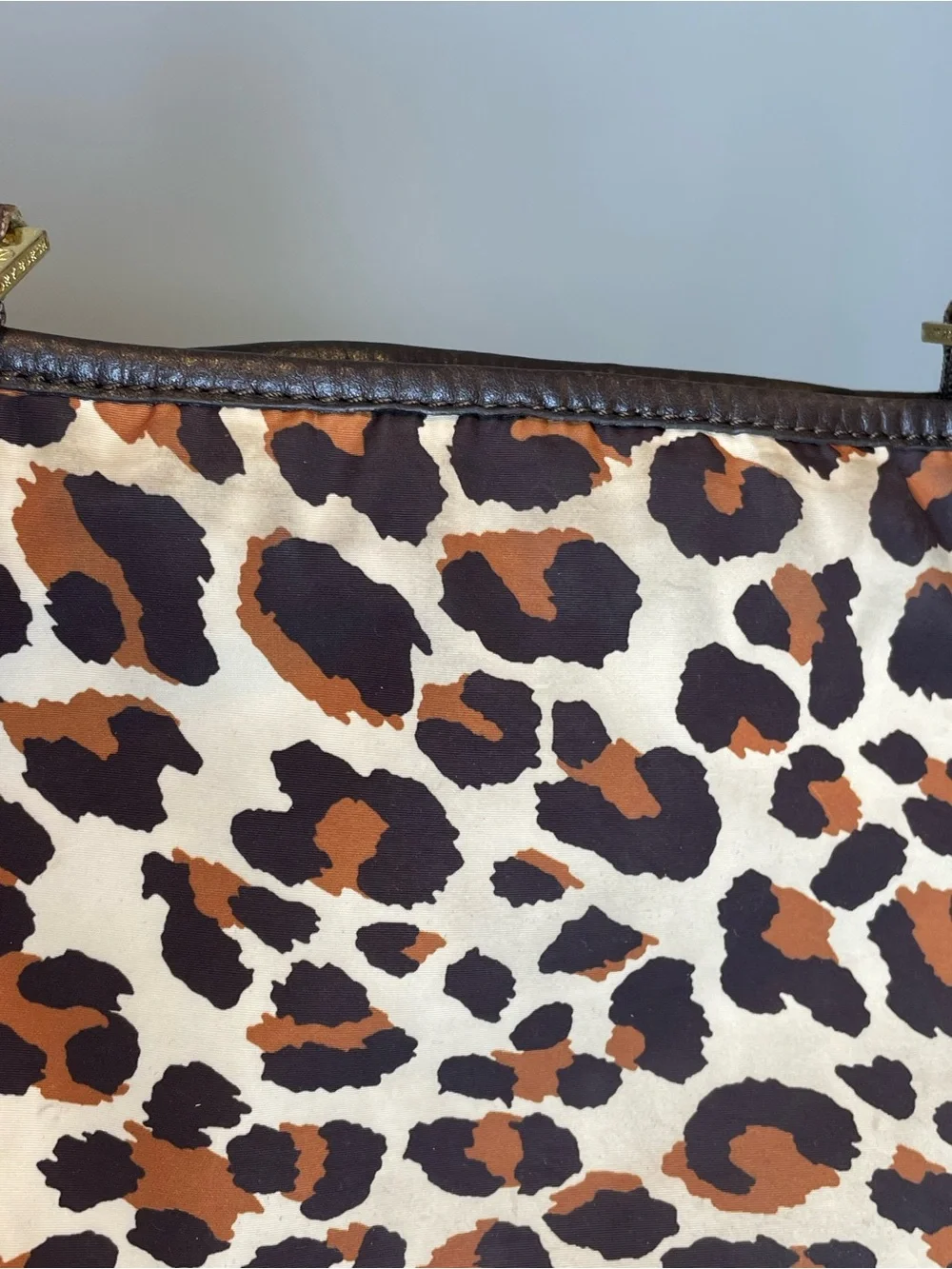 Tory Burch compact leopard
